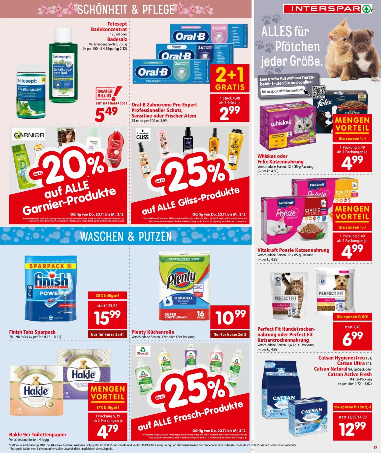Angebote INTERSPAR - 20.11.2025 - 3.12.2025. Seite 17