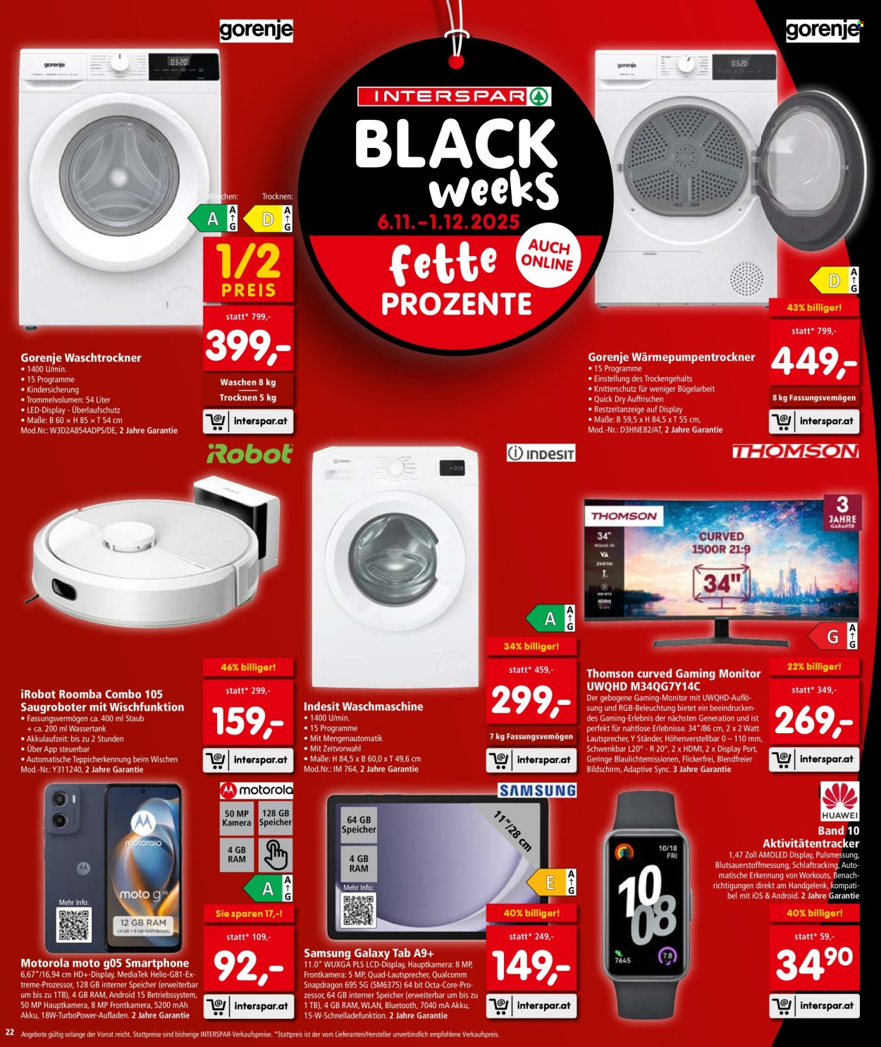 Angebote INTERSPAR - 20.11.2025 - 3.12.2025. Seite 22