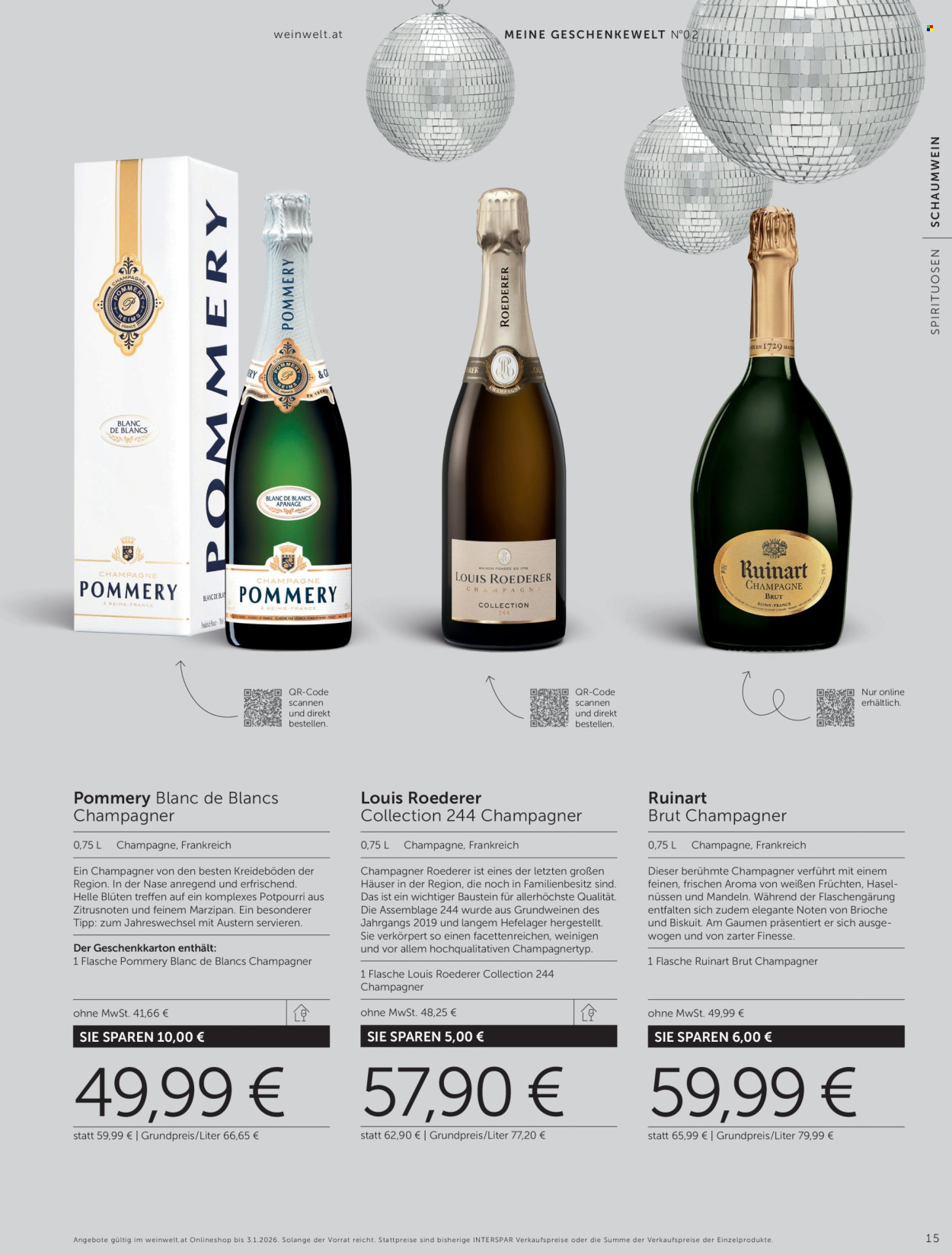 Angebote INTERSPAR - 20.11.2025 - 3.1.2026. Seite 15