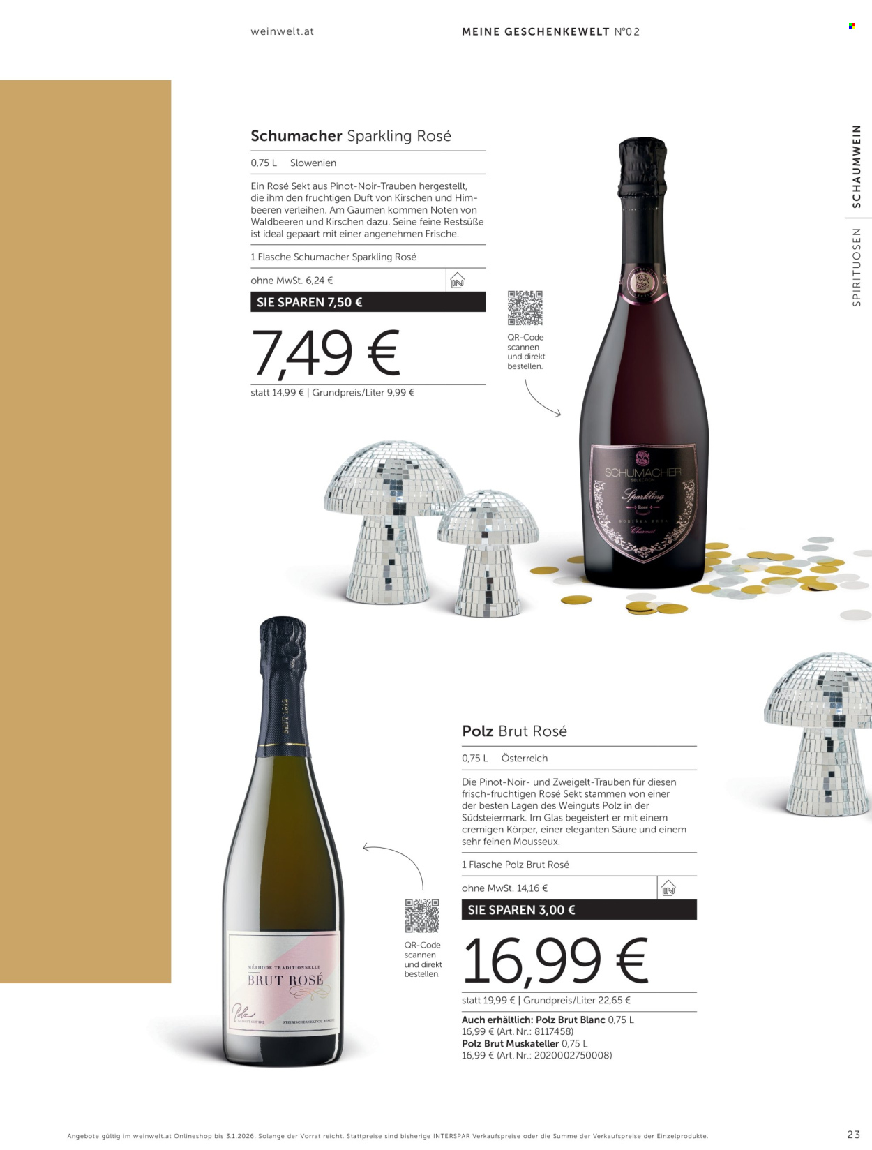 Angebote INTERSPAR - 20.11.2025 - 3.1.2026. Seite 23