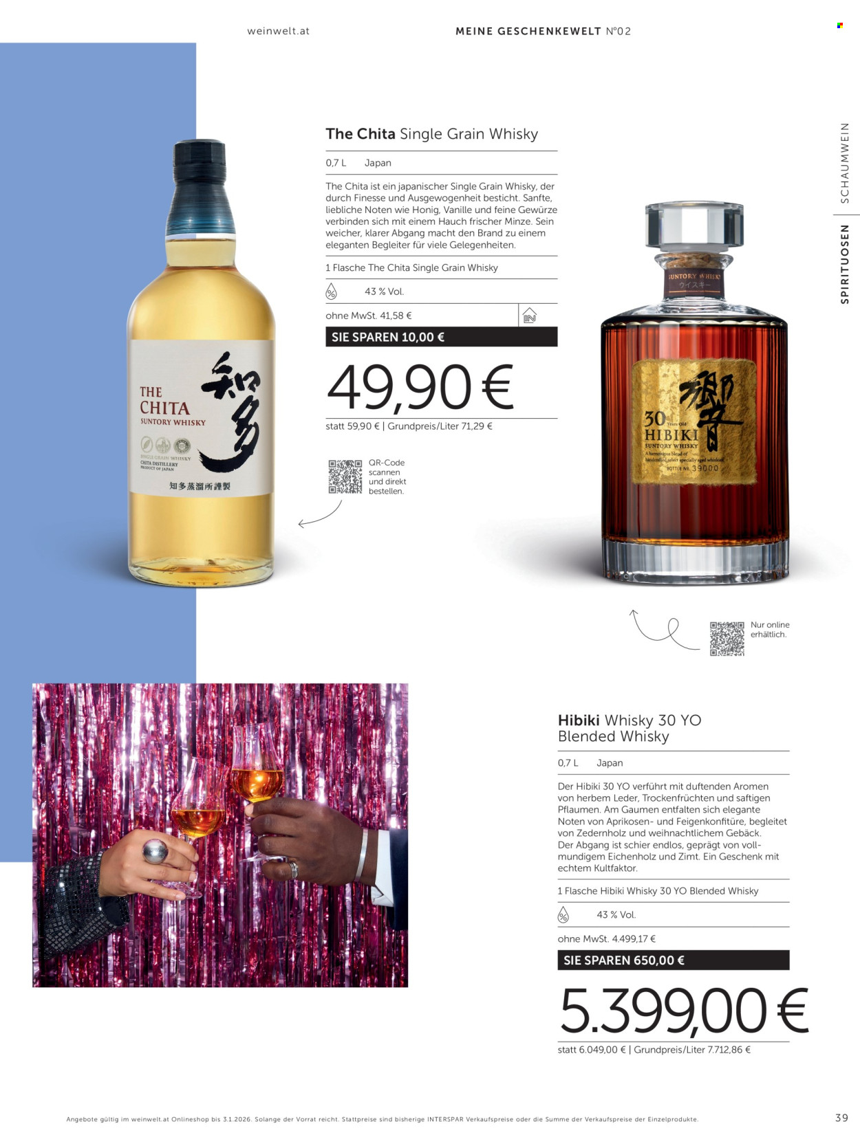 Angebote INTERSPAR - 20.11.2025 - 3.1.2026. Seite 39