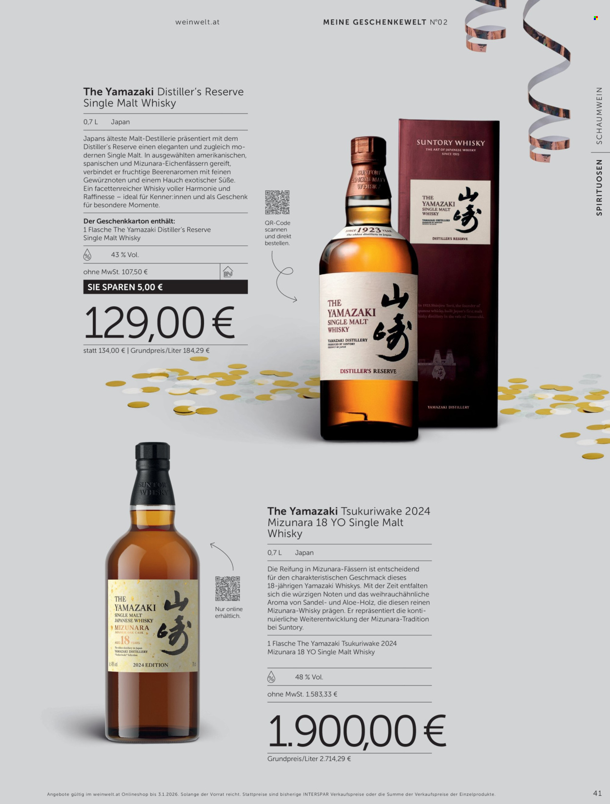 Angebote INTERSPAR - 20.11.2025 - 3.1.2026. Seite 41