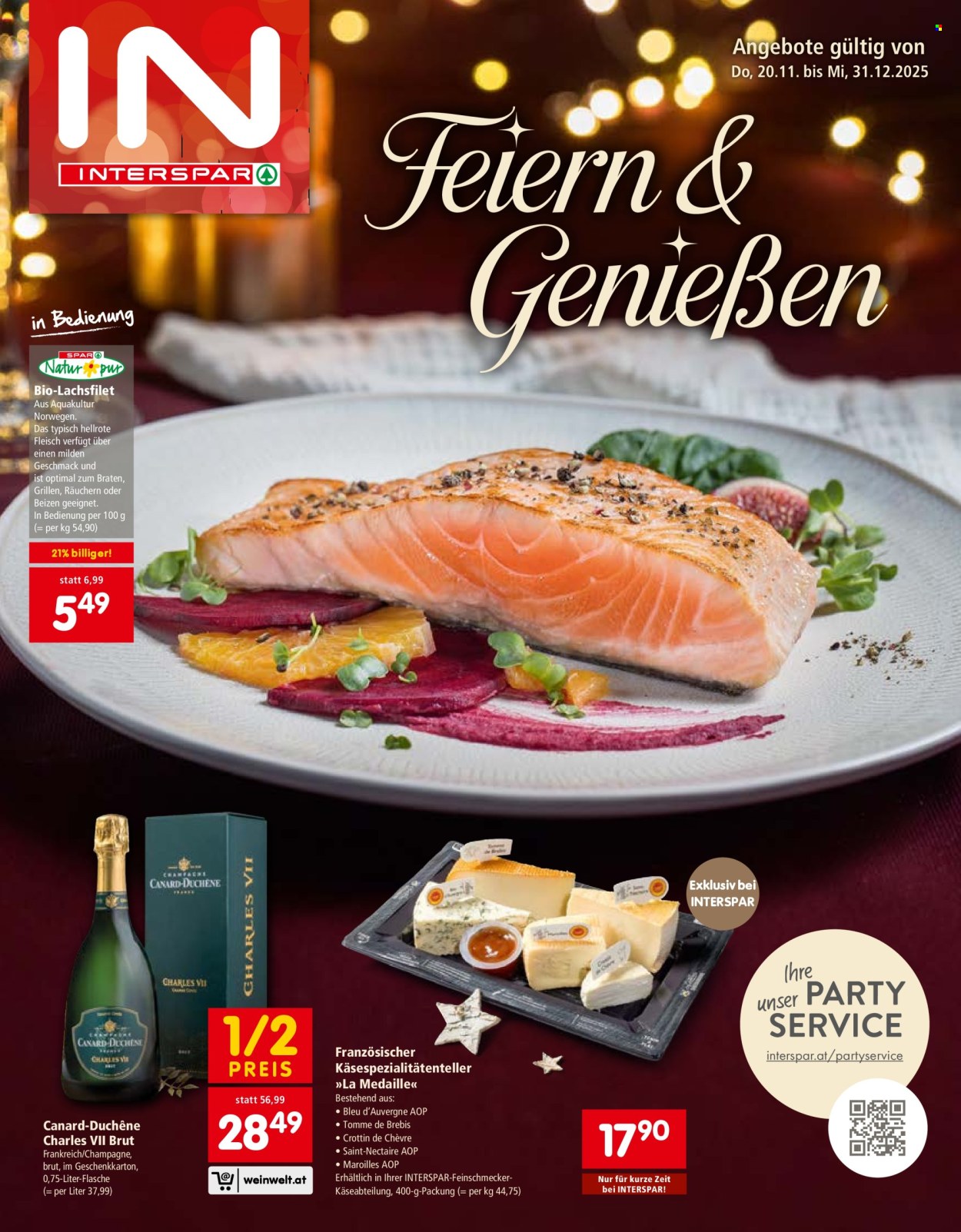 Angebote INTERSPAR - 20.11.2025 - 31.12.2025. Seite 1
