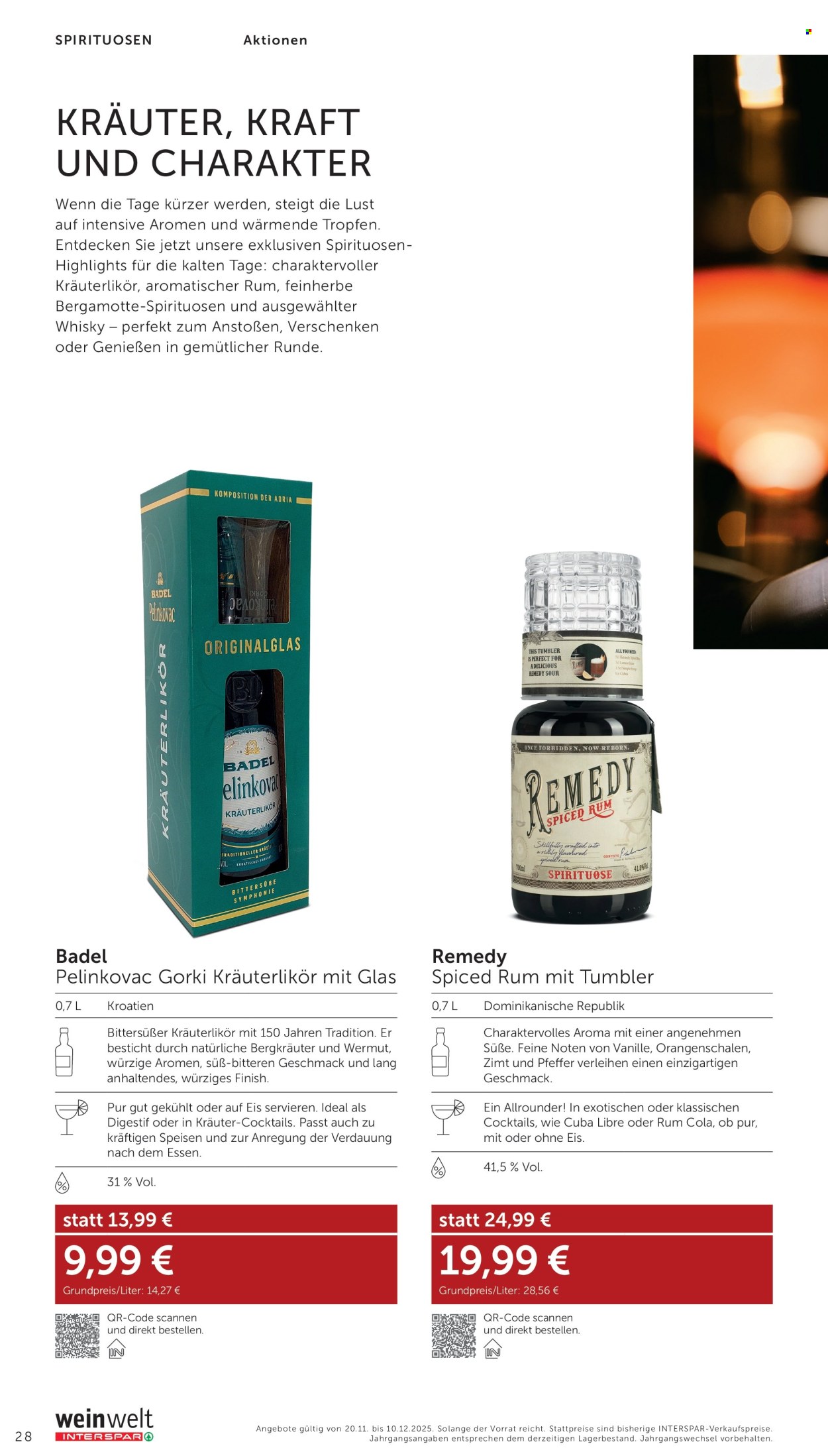 Angebote INTERSPAR - 20.11.2025 - 10.12.2025. Seite 28