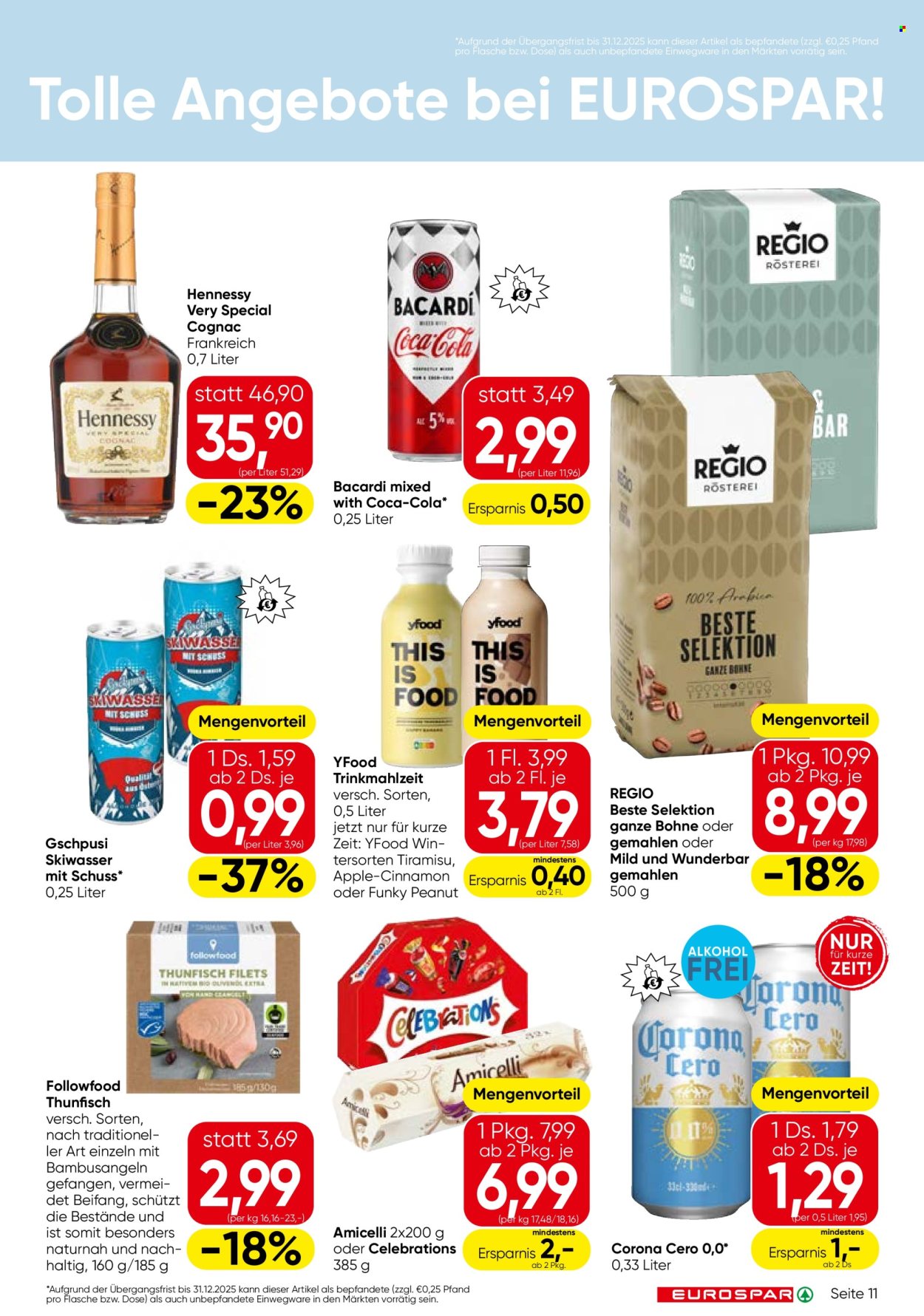 Angebote EUROSPAR - 20.11.2025 - 3.12.2025. Seite 11