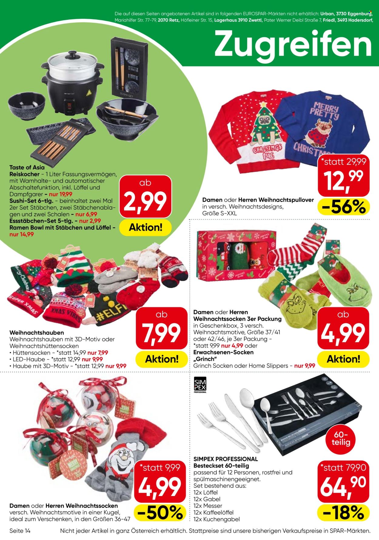 Angebote EUROSPAR - 20.11.2025 - 3.12.2025. Seite 14