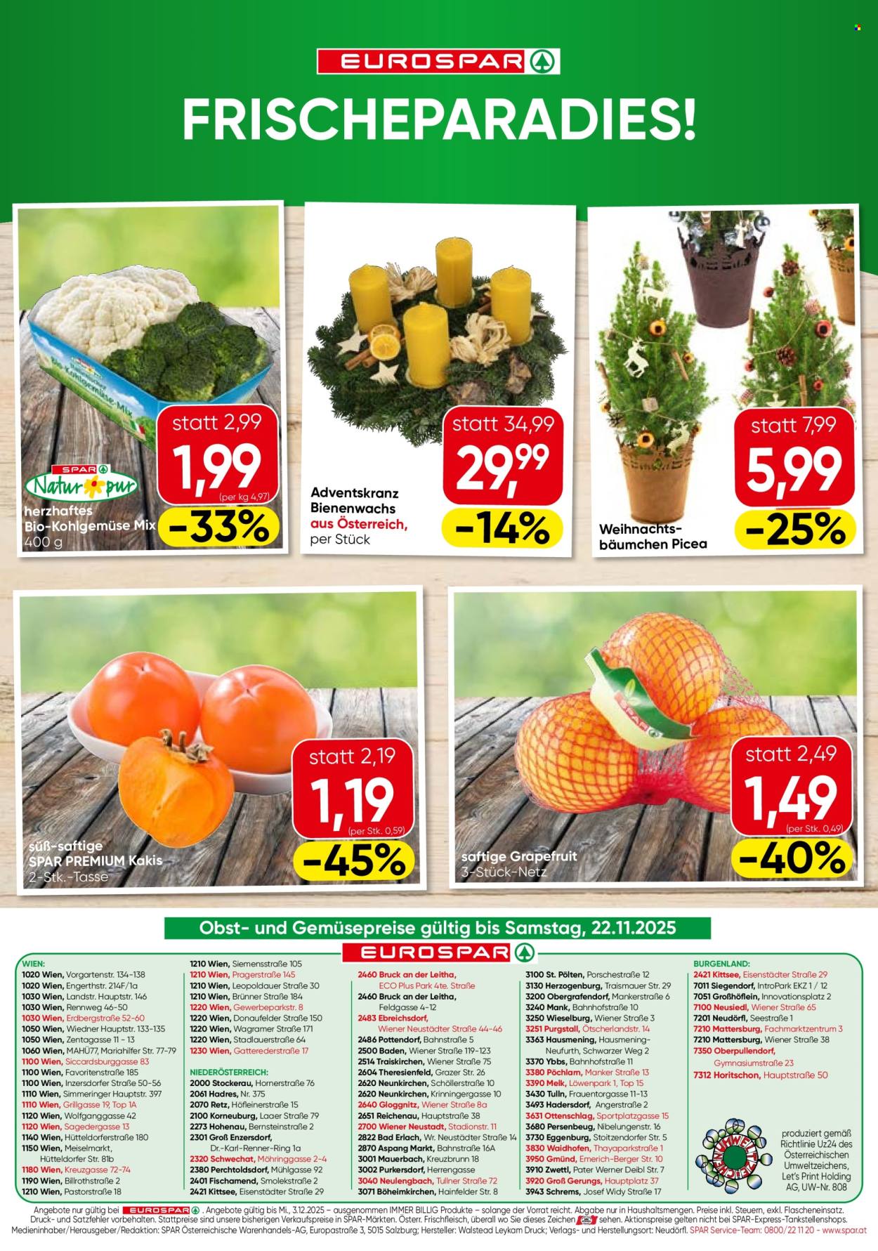 Angebote EUROSPAR - 20.11.2025 - 3.12.2025. Seite 16