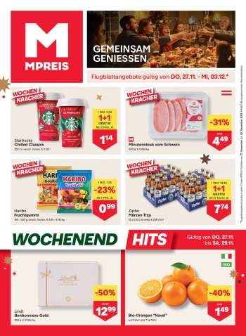 Angebote MPREIS - 27.11.2025 - 3.12.2025.
