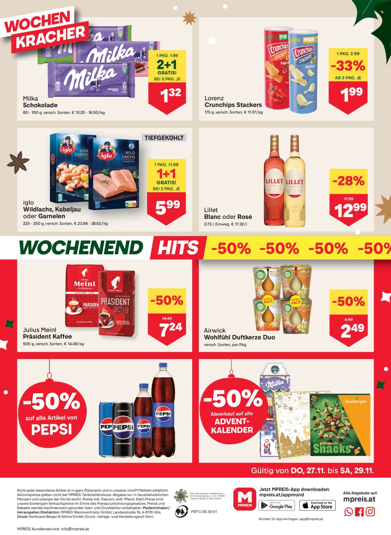 Angebote MPREIS - 27.11.2025 - 3.12.2025. Seite 12