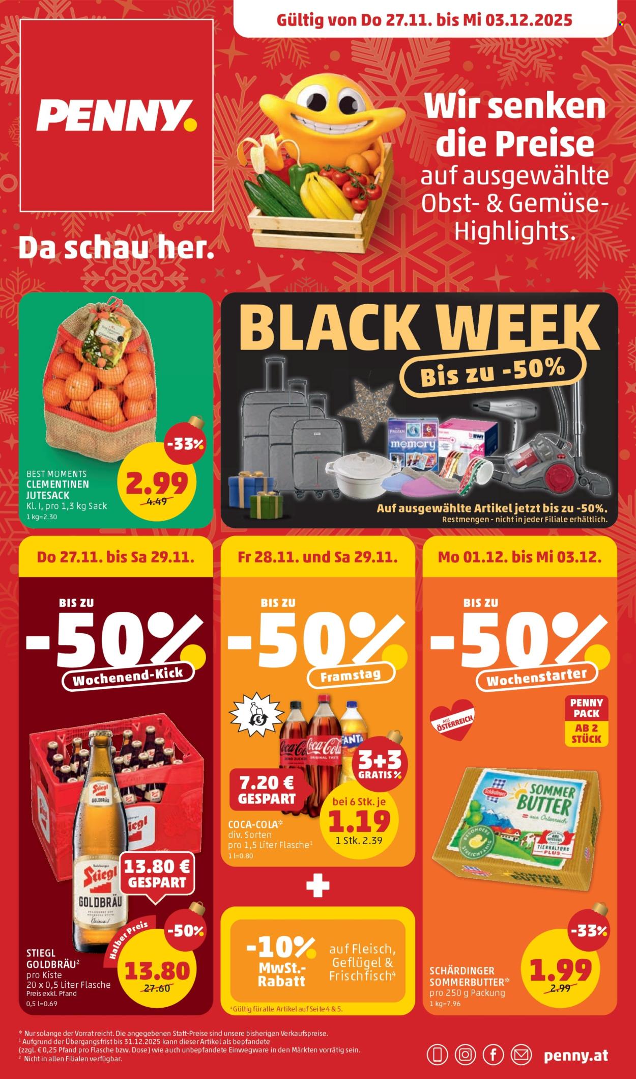 Angebote Penny - 27.11.2025 - 3.12.2025. Seite 1