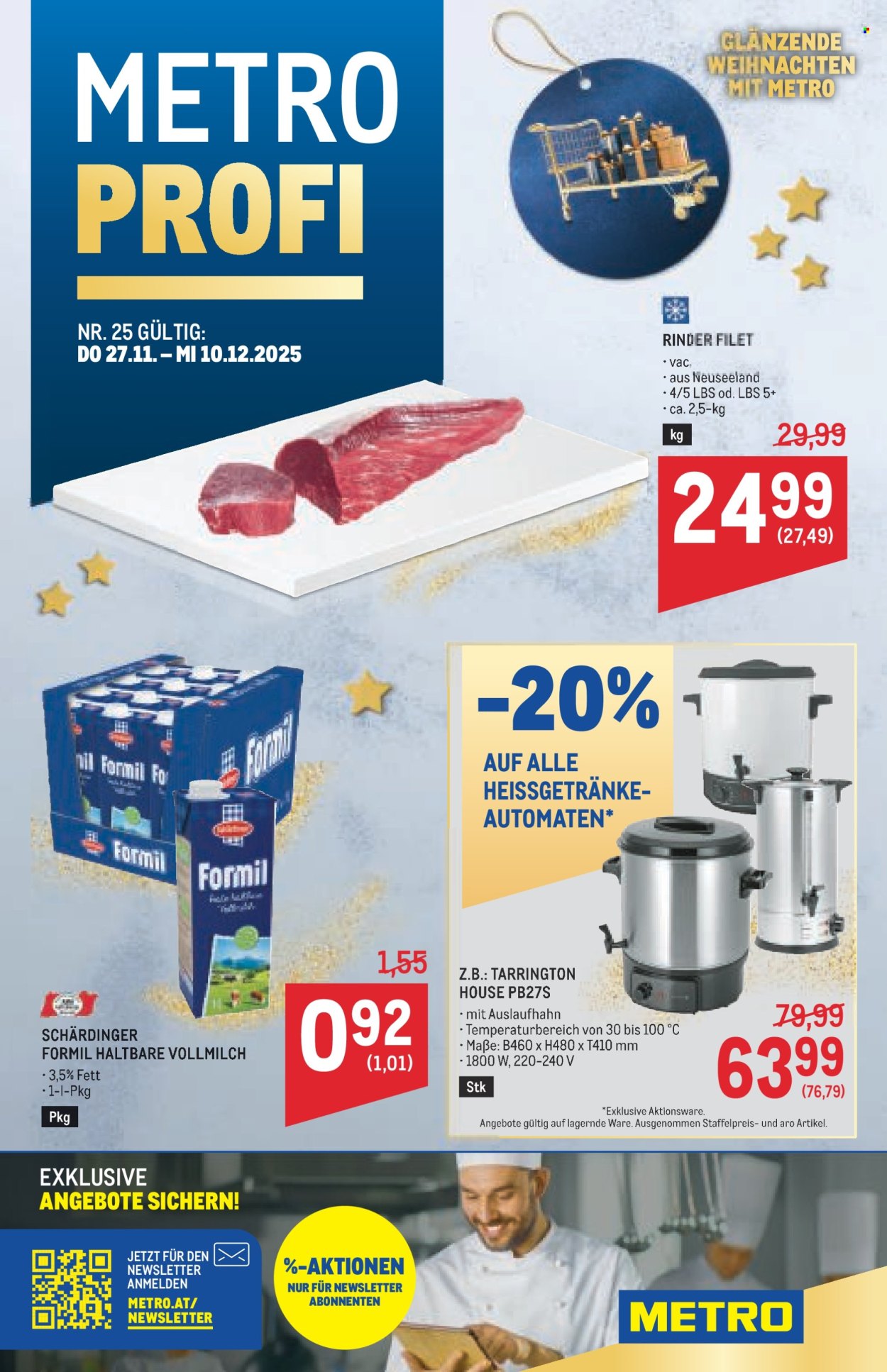 Angebote Metro - 27.11.2025 - 10.12.2025. Seite 1