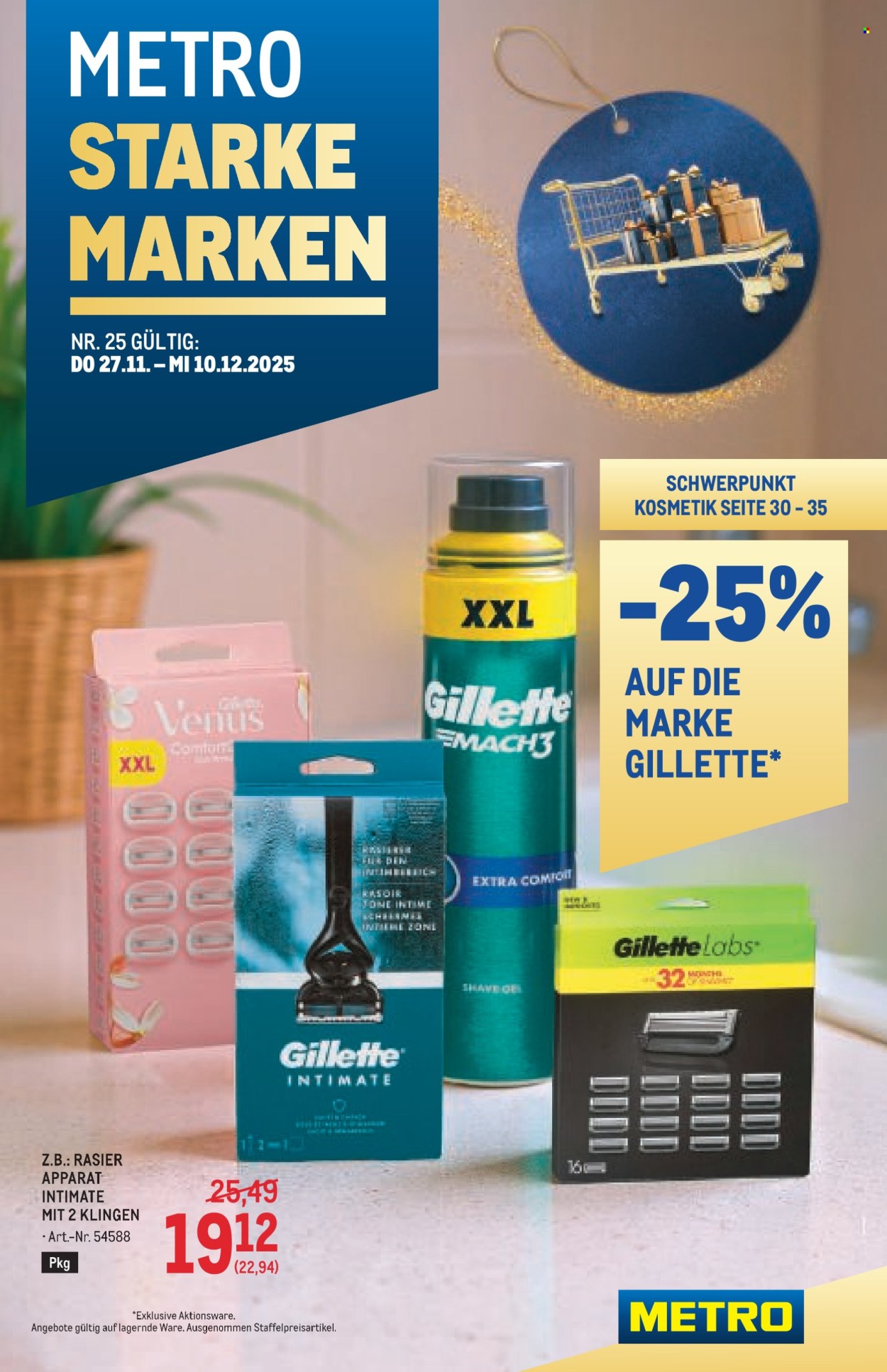 Angebote Metro - 27.11.2025 - 10.12.2025. Seite 1