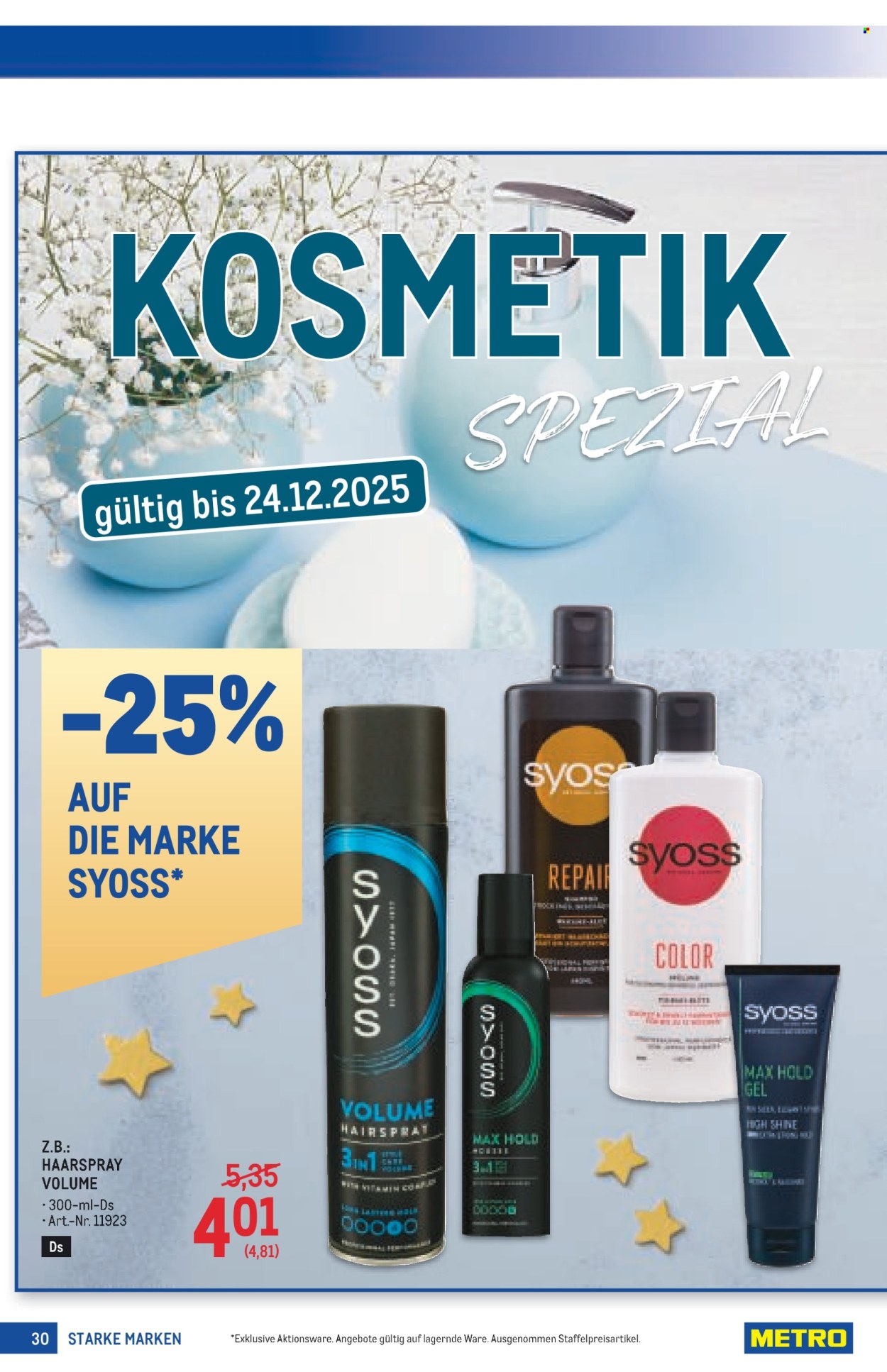 Angebote Metro - 27.11.2025 - 10.12.2025. Seite 30