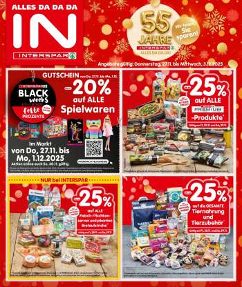 Angebote INTERSPAR - 27.11.2025 - 3.12.2025.