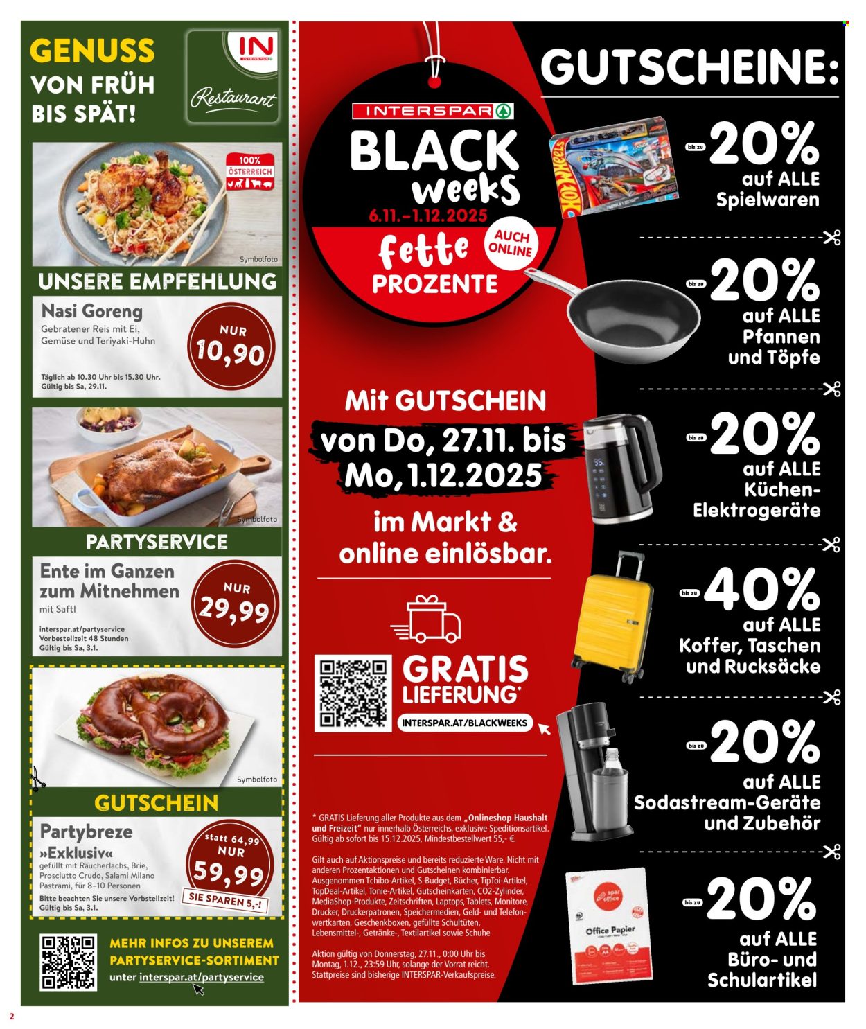 Angebote INTERSPAR - 27.11.2025 - 3.12.2025. Seite 2