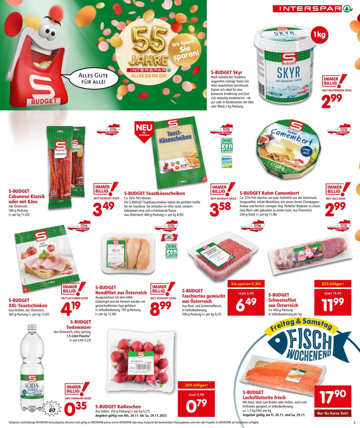 Angebote INTERSPAR - 27.11.2025 - 3.12.2025. Seite 8