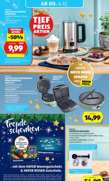 thumbnail - AMBIANO WAFFELEISEN/CREPEMAKER/HÖRNCHENEISEN