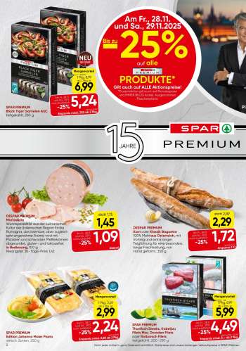 thumbnail - SPAR PREMIUM Thunfisch Steaks, Kabeljau Filets Msc, Doraden Filets oder Rotbarsch Filets