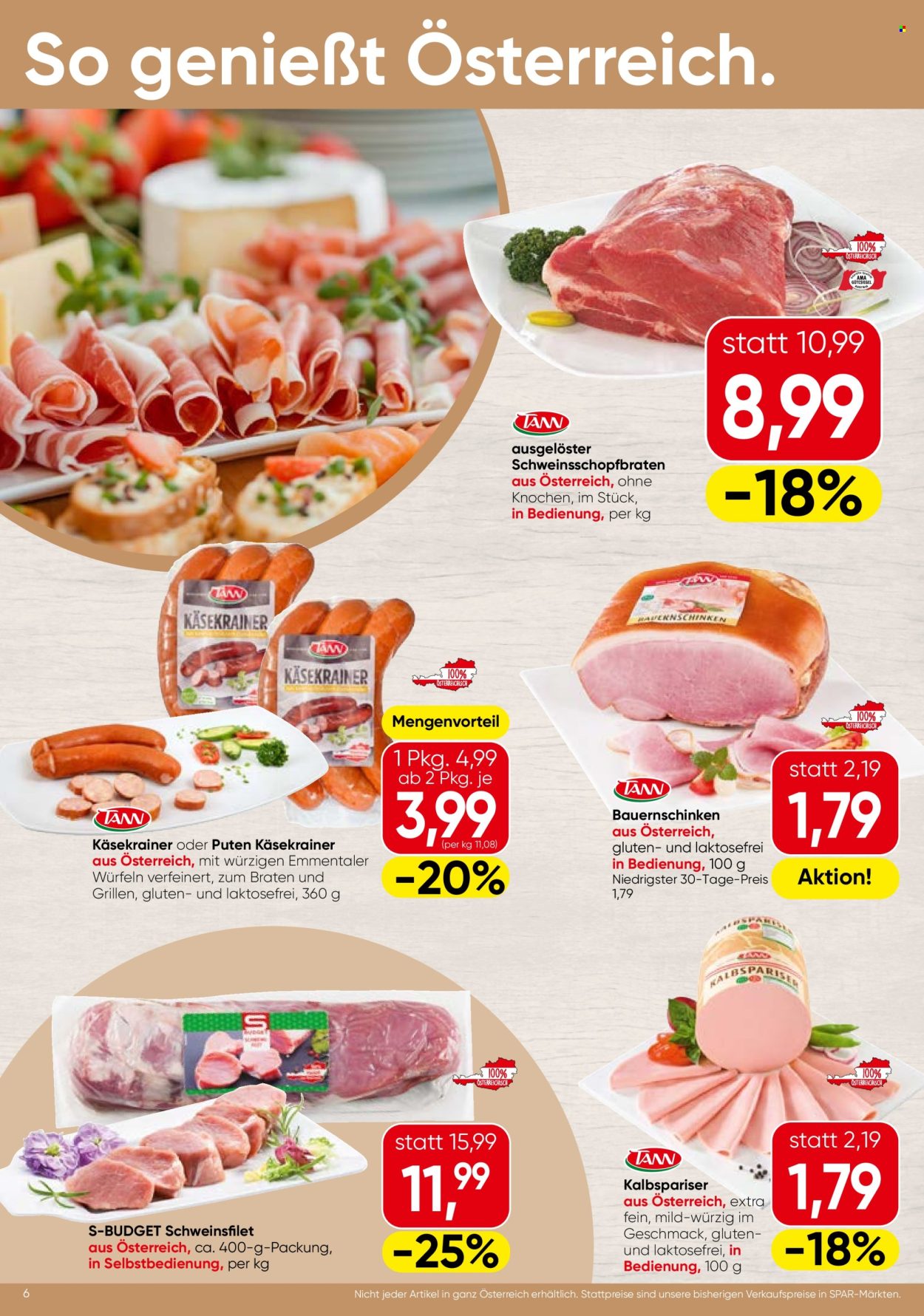 Angebote SPAR - 27.11.2025 - 3.12.2025. Seite 6