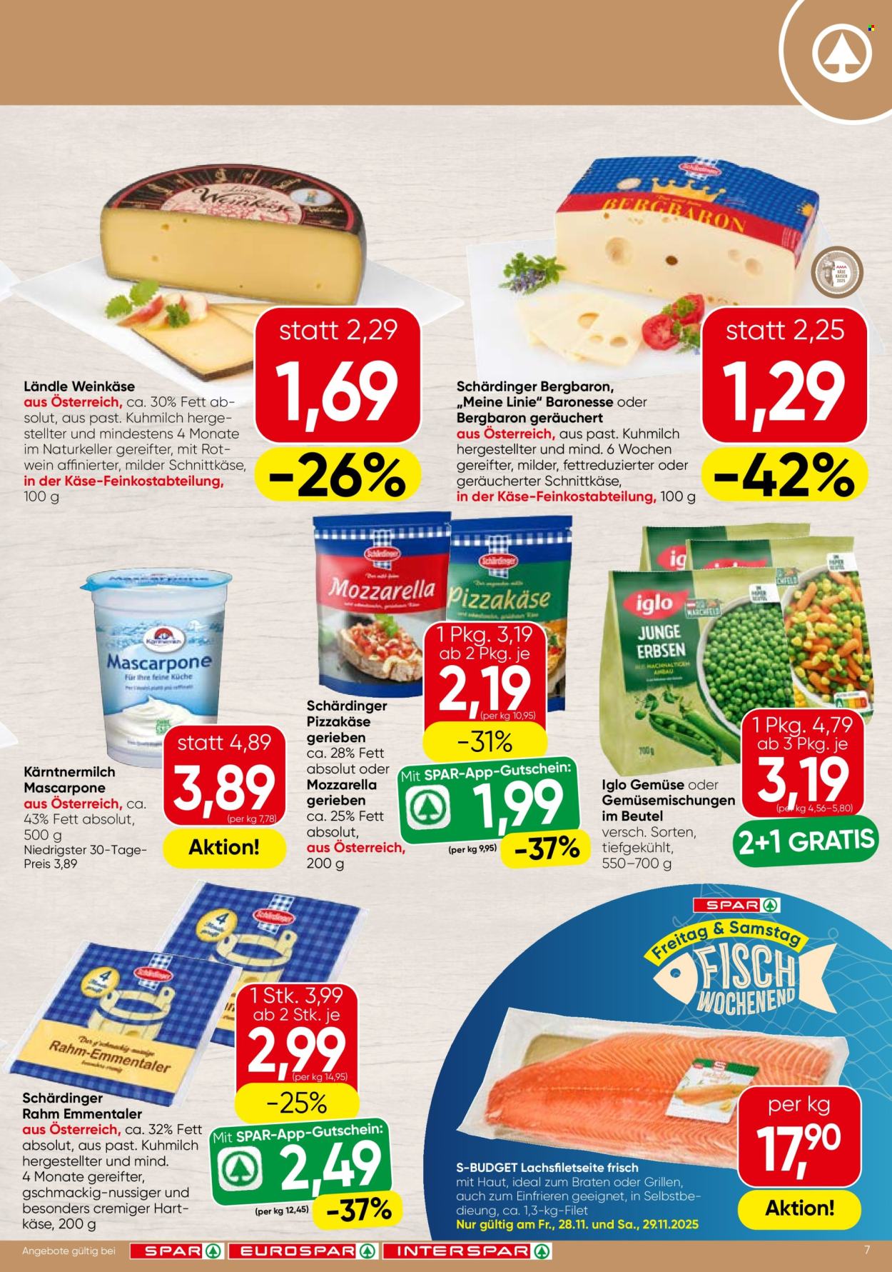 Angebote SPAR - 27.11.2025 - 3.12.2025. Seite 7