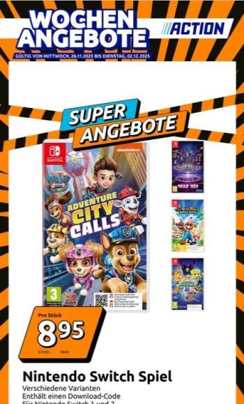 Angebote Action - 26.11.2025 - 2.12.2025.
