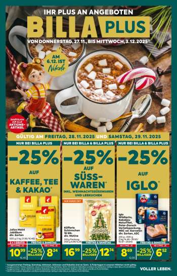 Angebote Billa Plus - 27.11.2025 - 3.12.2025.