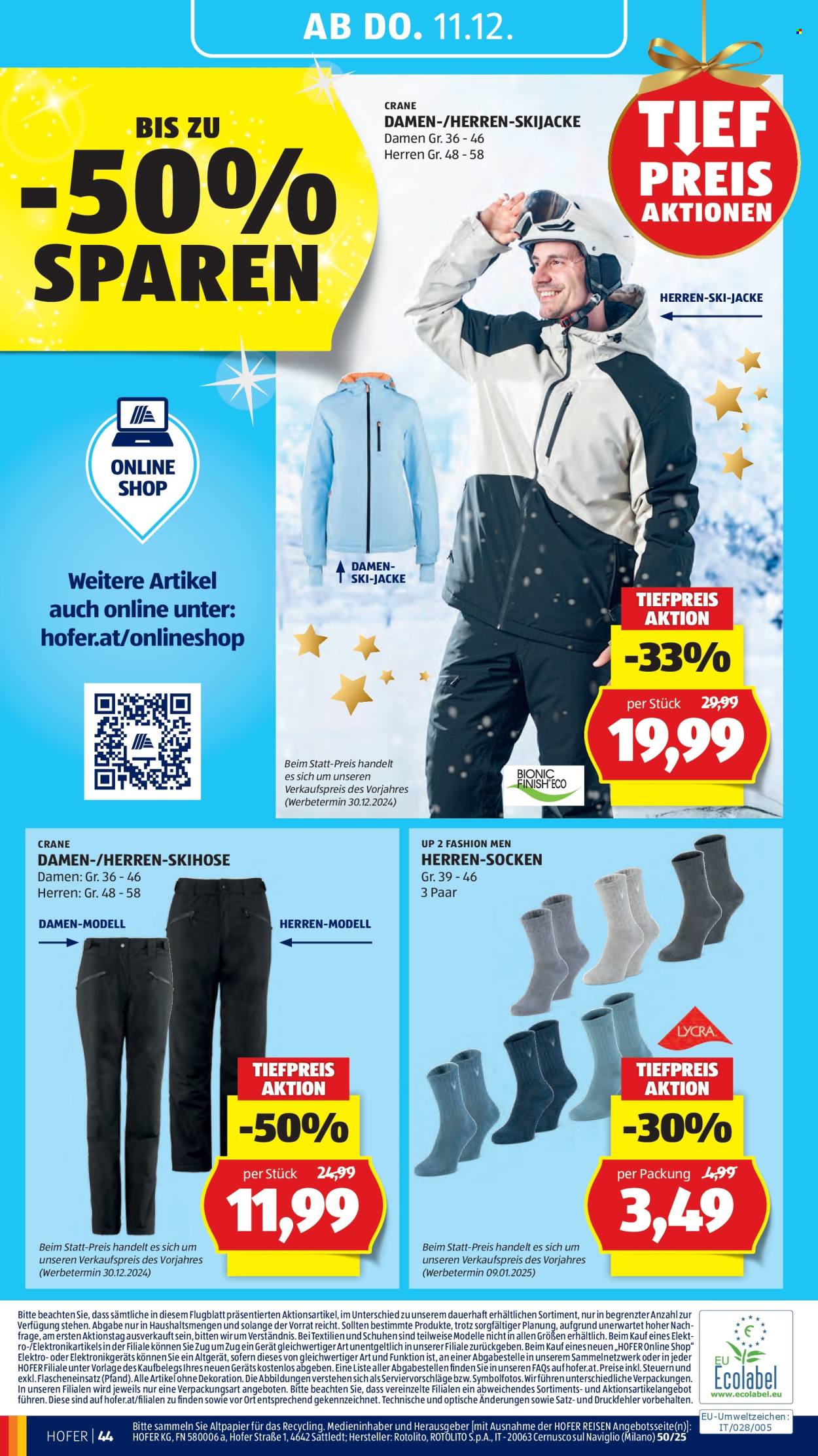 Angebote Hofer - 5.12.2025 - 11.12.2025. Seite 58