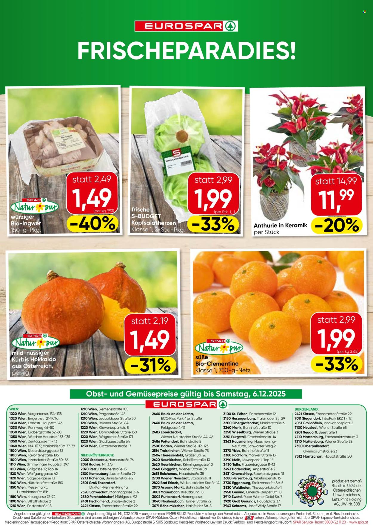 Angebote EUROSPAR - 4.12.2025 - 17.12.2025. Seite 16