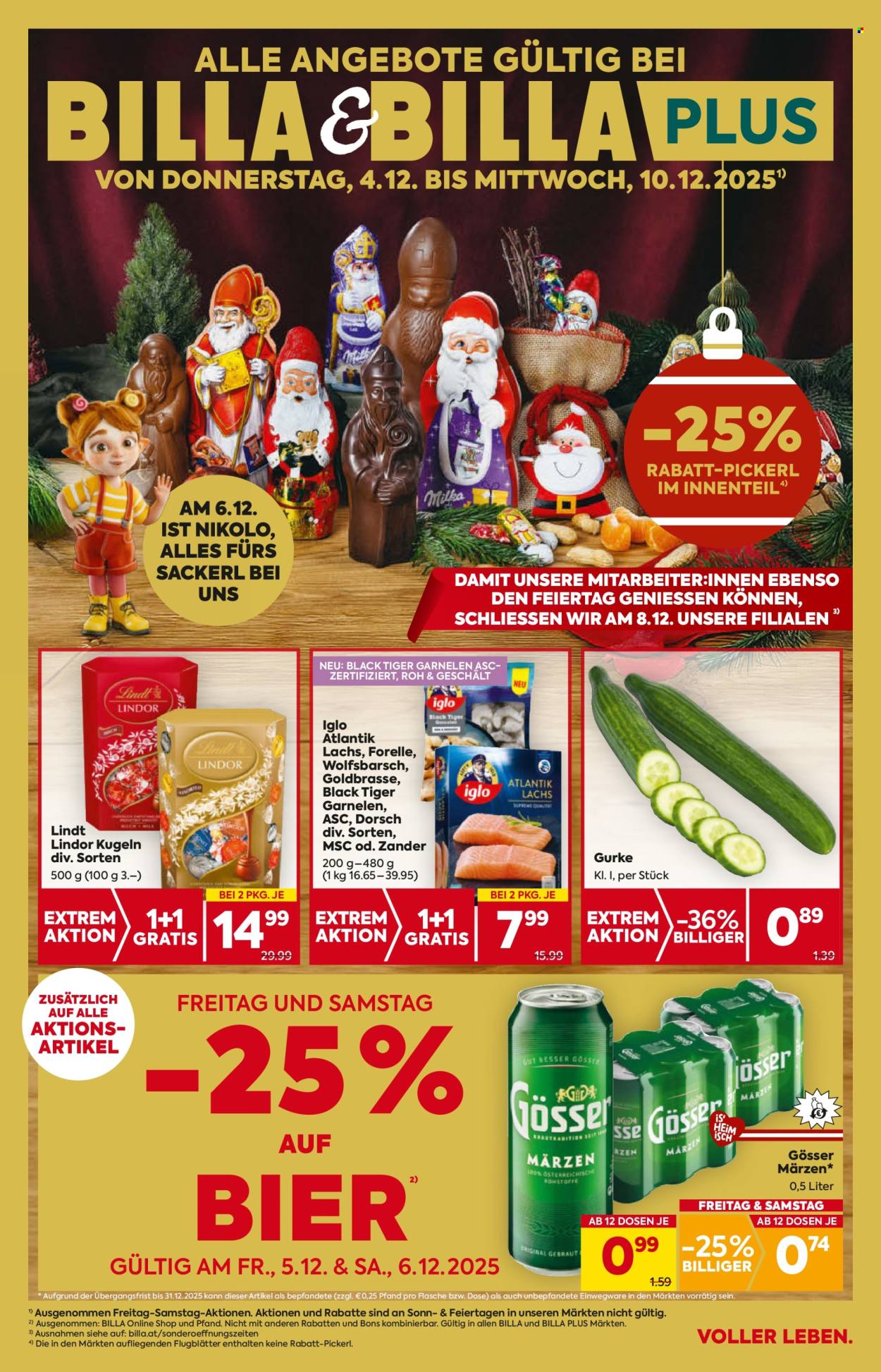 Angebote Billa - 4.12.2025 - 10.12.2025. Seite 1