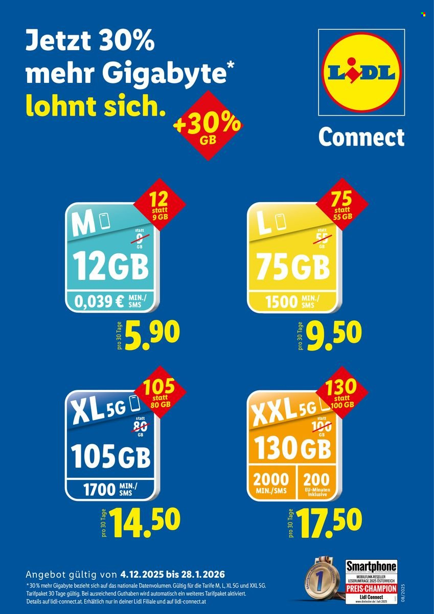 Angebote Lidl - 4.12.2025 - 28.1.2026. Seite 1