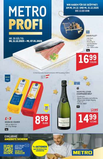 Angebote Metro - 11.12.2025 - 7.1.2026.