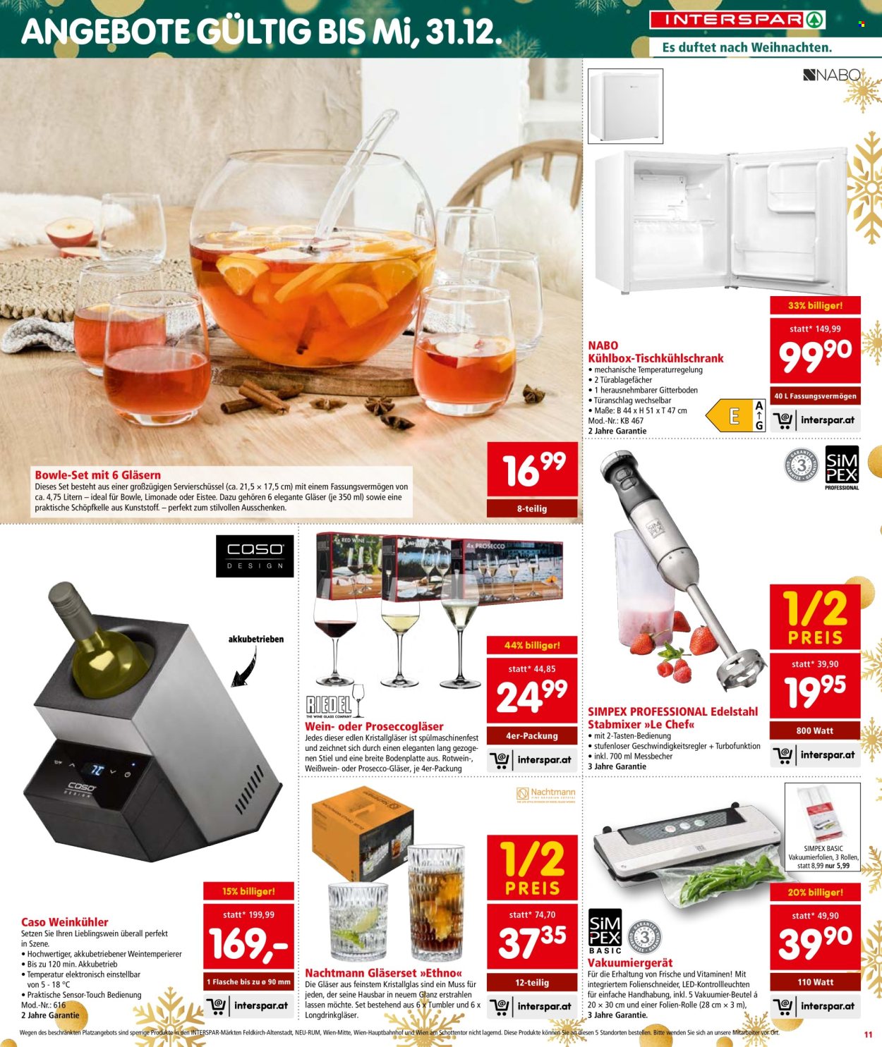 Angebote INTERSPAR - 11.12.2025 - 17.12.2025. Seite 12