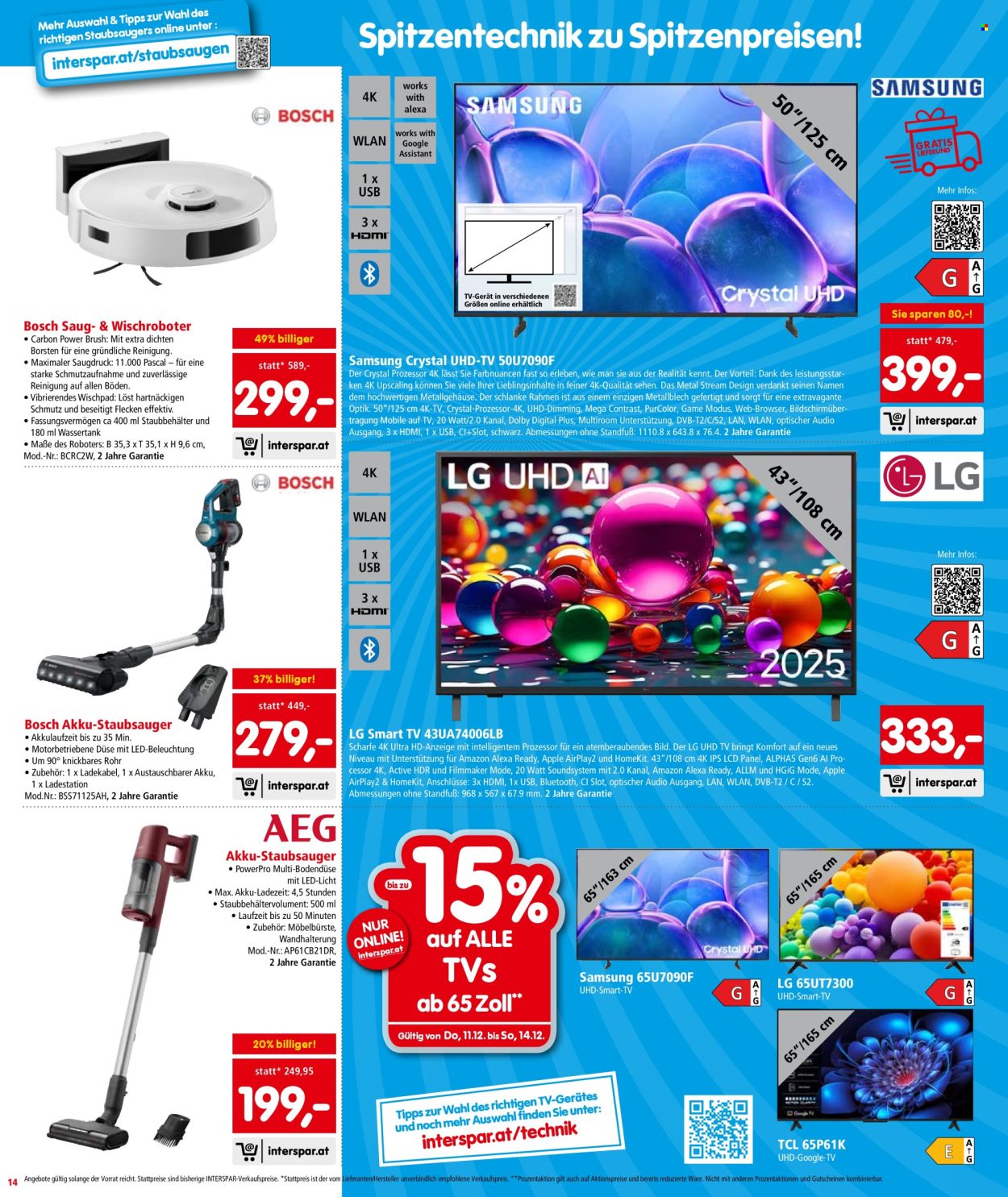 Angebote INTERSPAR - 11.12.2025 - 17.12.2025. Seite 15
