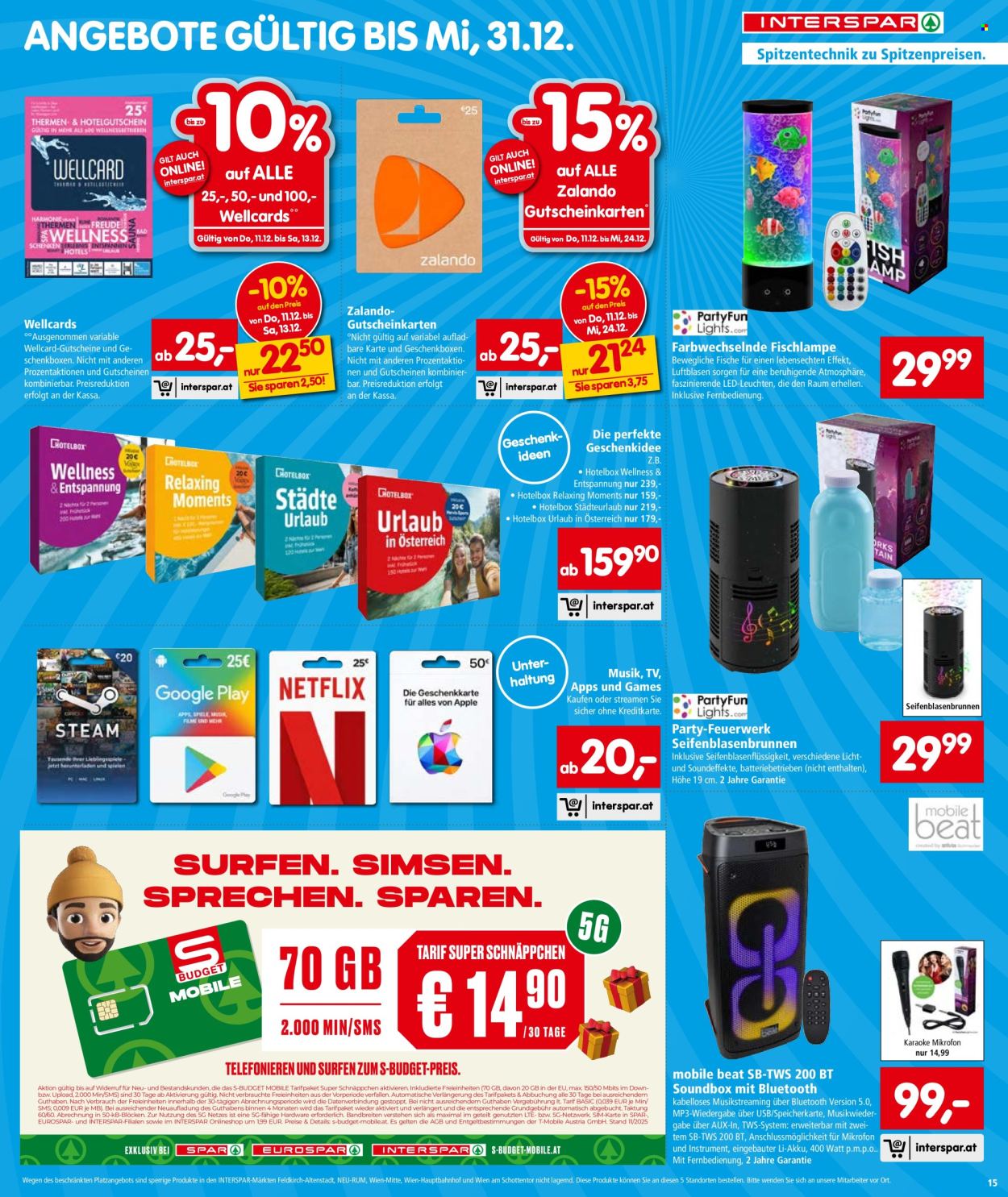 Angebote INTERSPAR - 11.12.2025 - 17.12.2025. Seite 16