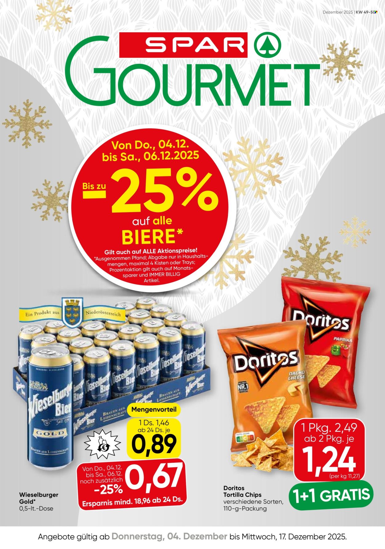 Angebote SPAR - 4.12.2025 - 17.12.2025. Seite 1
