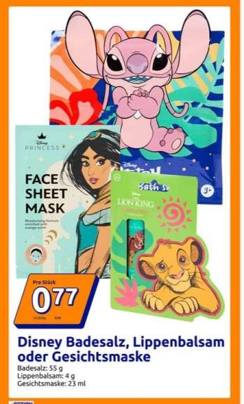 thumbnail - Disney Badesalz, Lippenbalsam oder Gesichtsmaske