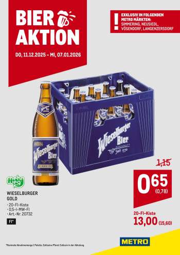 Angebote Metro - 11.12.2025 - 7.1.2026.