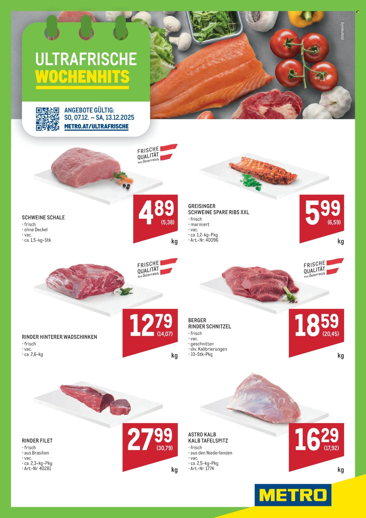 Angebote Metro - 7.12.2025 - 13.12.2025. Seite 1