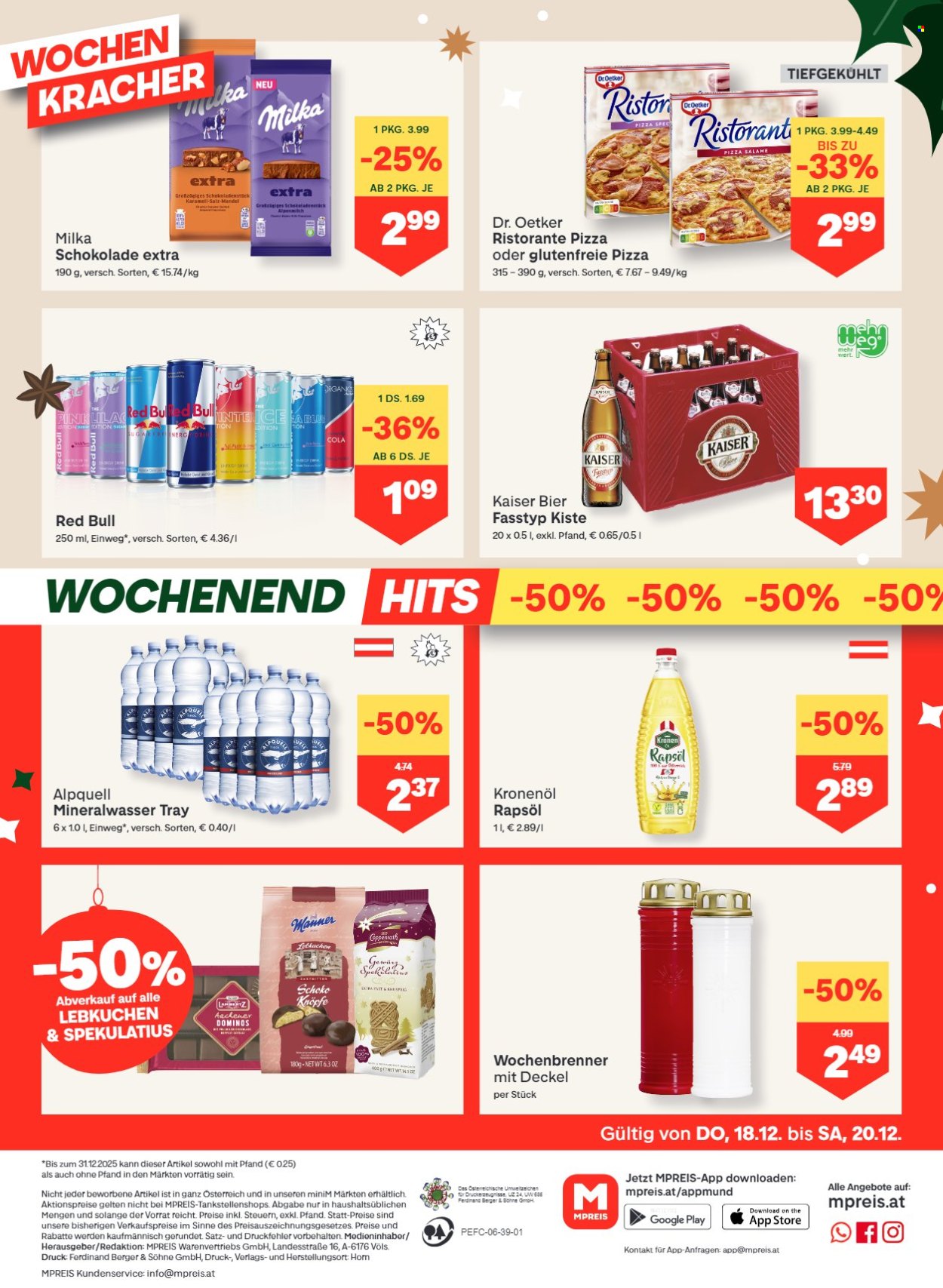 Angebote MPREIS - 18.12.2025 - 24.12.2025. Seite 16