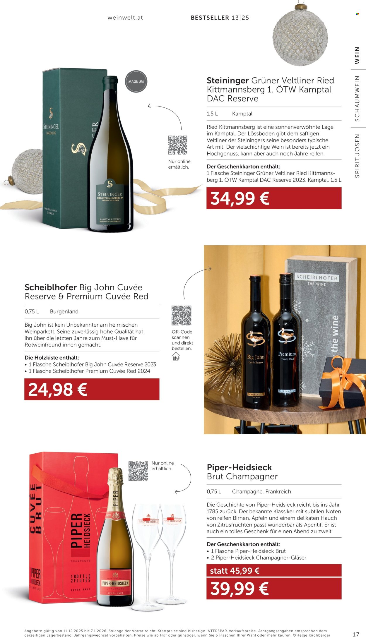 Angebote INTERSPAR - 11.12.2025 - 7.1.2026. Seite 17