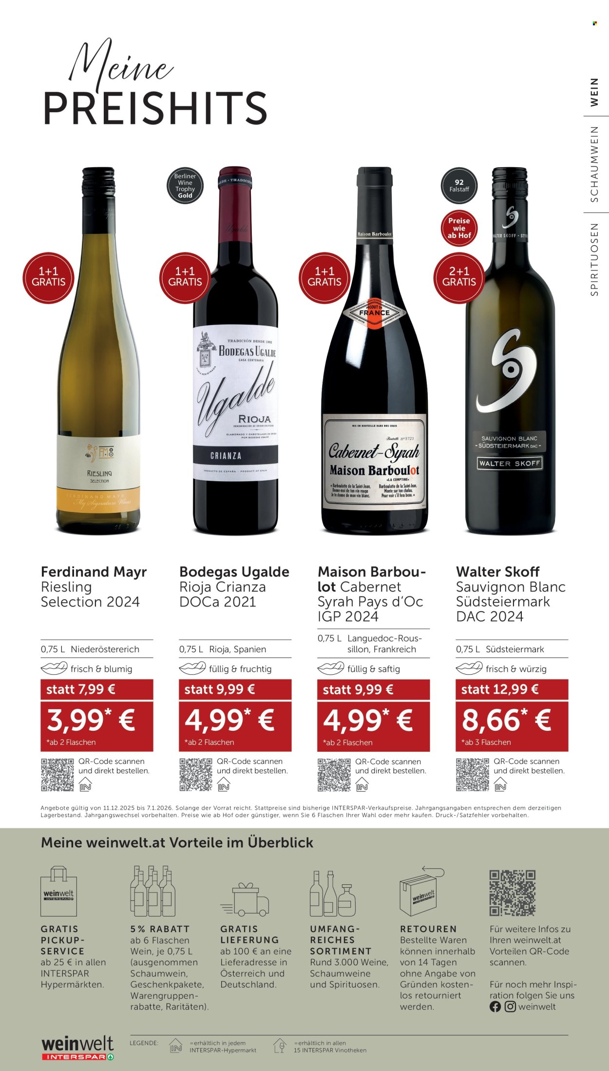 Angebote INTERSPAR - 11.12.2025 - 7.1.2026. Seite 24