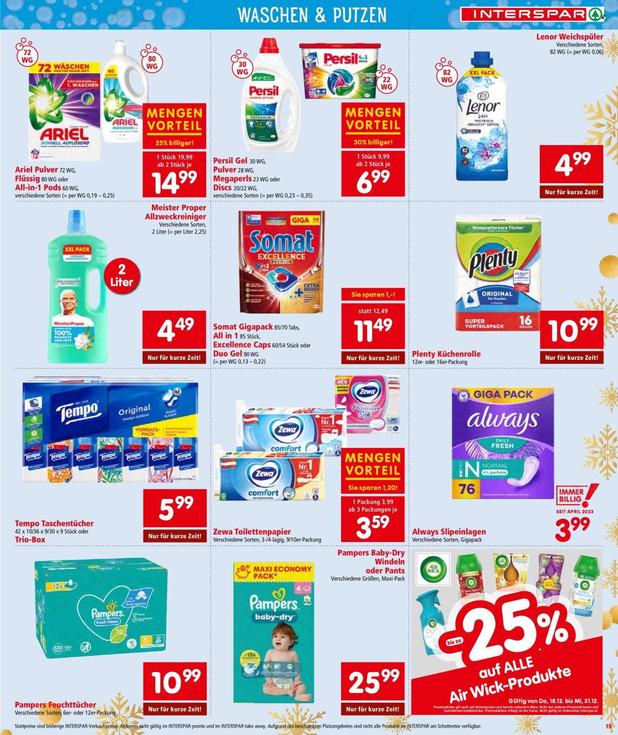 Angebote INTERSPAR - 18.12.2025 - 31.12.2025. Seite 16