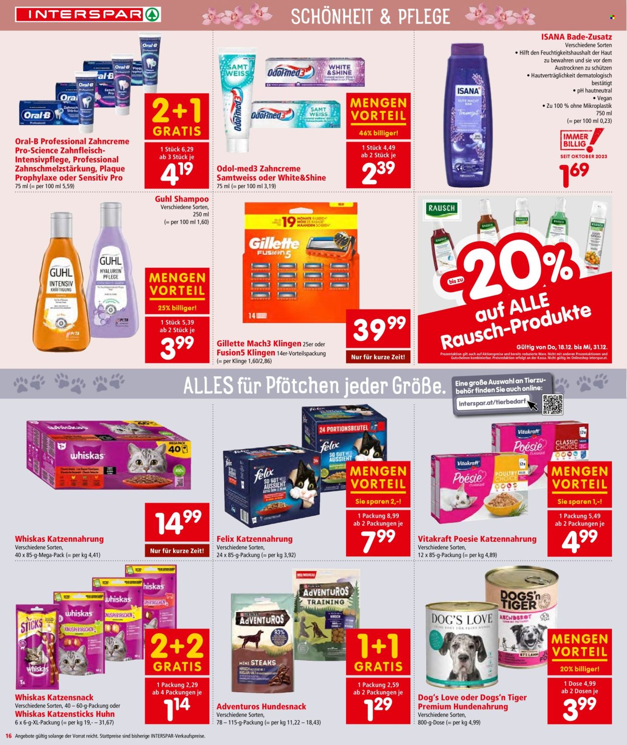 Angebote INTERSPAR - 18.12.2025 - 31.12.2025. Seite 17