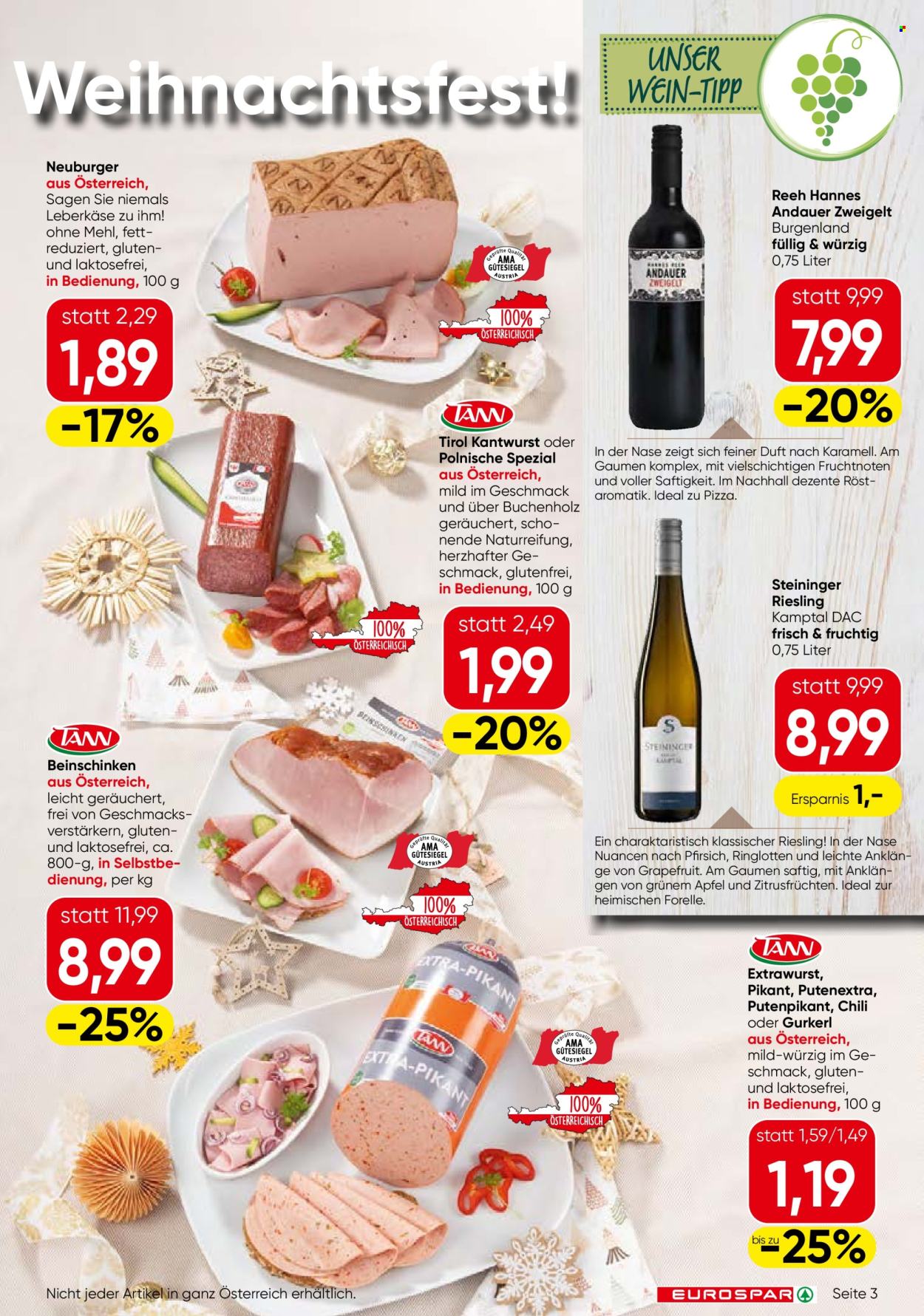 Angebote EUROSPAR - 18.12.2025 - 31.12.2025. Seite 3