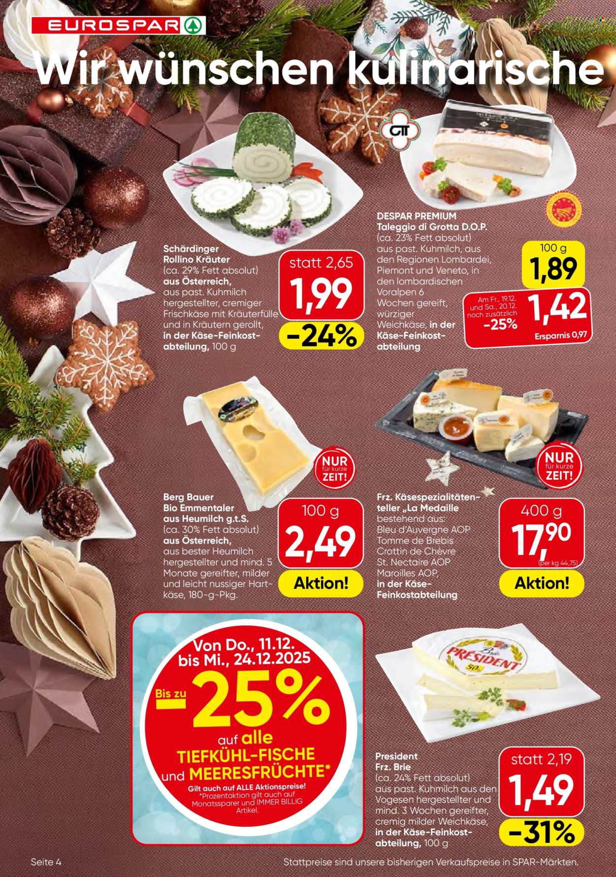 Angebote EUROSPAR - 18.12.2025 - 31.12.2025. Seite 4