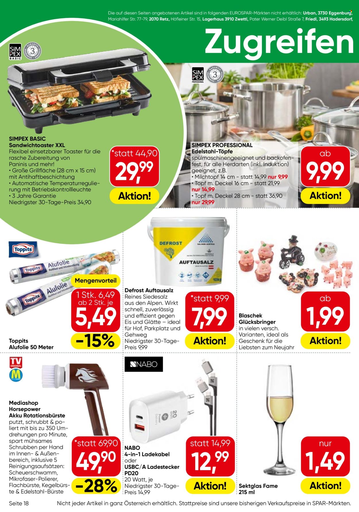 Angebote EUROSPAR - 18.12.2025 - 31.12.2025. Seite 18