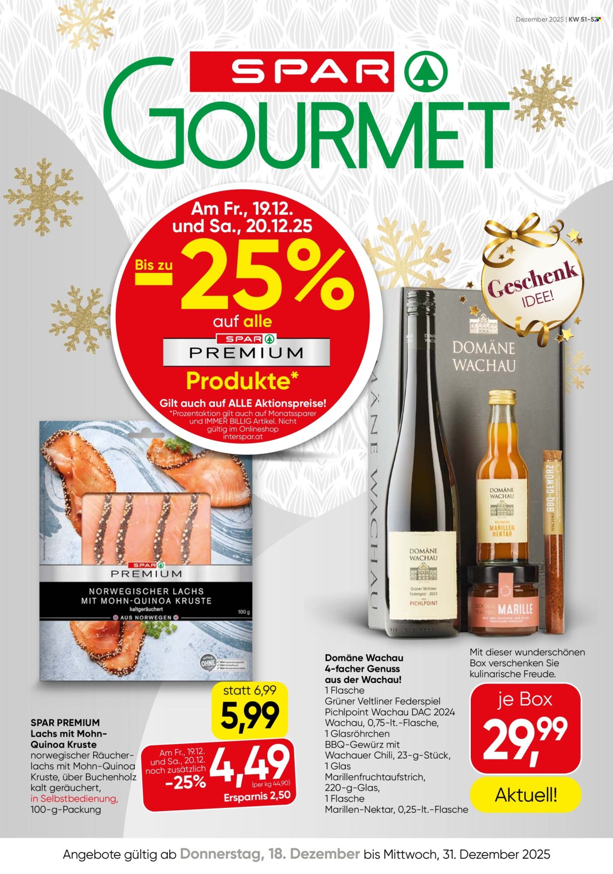 Angebote SPAR - 18.12.2025 - 31.12.2025. Seite 1