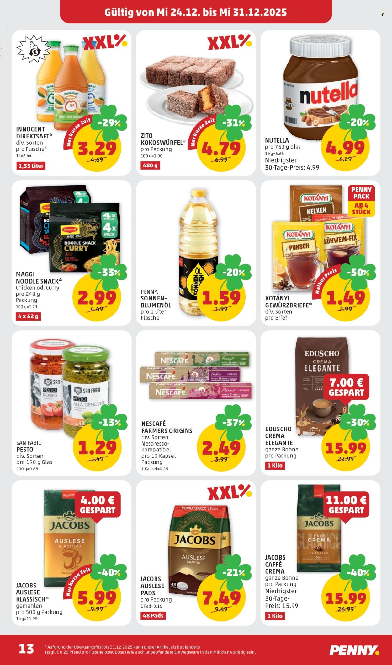 Angebote Penny - 24.12.2025 - 31.12.2025. Seite 13