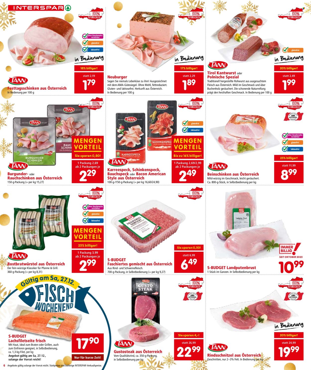 Angebote INTERSPAR - 23.12.2025 - 31.12.2025. Seite 6