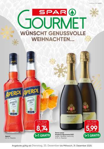 Angebote SPAR - 23.12.2025 - 31.12.2025.